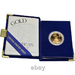 1997-W American Gold Eagle Proof 1/2 oz $25 in OGP