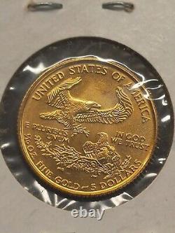 1998 $5 American Eagle Gold 1/10 oz Coin