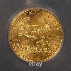 1998 G$5 1/10 oz Gold American Eagle ICG MS 70 SKU-G1408