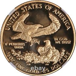 1998-W Gold American Eagle $25 NGC PF70 Ultra Cameo Brown Label STOCK