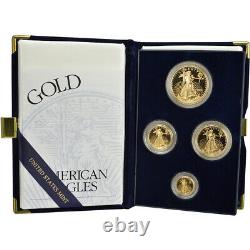 1999 American Gold Eagle Proof Four-Coin Set