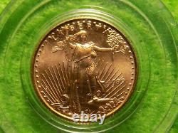 1999 US $5 American Eagle 1/10 Oz. Gold Bullion Coin (f)