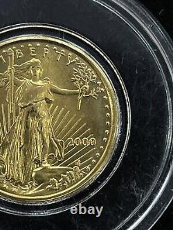 2000 $5 Gold American Eagle 1/10 oz. Gold Coin BU in Capsule