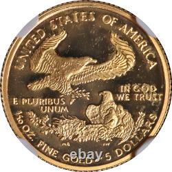 2001-W Gold American Eagle $5 NGC PF70 Ultra Cameo Brown Label STOCK