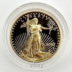 2002 1/2 oz American Gold Eagle Proof In Capsule