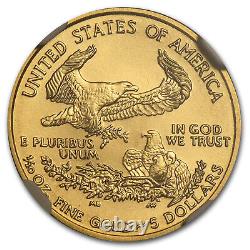 2003 1/10 oz Gold American Eagle MS-69 NGC