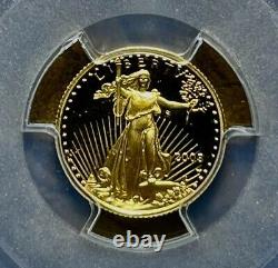 2003 W Proof $5 Gold Eagle Reagan Pcgs Pr69dcam Gaudens Design Low Mint # IMI