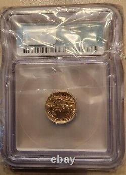 2004 American Gold Eagle Coin $5 1/10oz ICG MS70 Perfect Condition