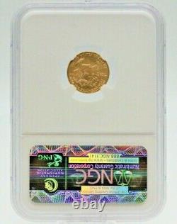 2004 NGC MS70 $5 Gold American Eagle 1/10 oz