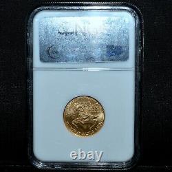 2005 $10 Gold American Eagle? Ngc Ms-70? 1/4 Oz Ozt Uncirculated Bu? Trusted