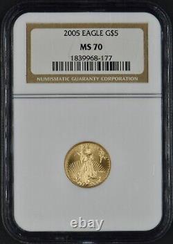 2005 Gold $5 American Eagle NGC MS70? COINGIANTS