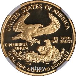 2005-W Gold American Eagle $10 NGC PF70 Ultra Cameo Brown Label STOCK