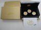 2006-w American Eagle 20th Anniversary Gold 3 Coin Set Withbox & Coa