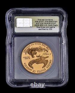 2006-w $50 Gold American Eagle? Icg Pr-70? Proof First Strike 1 Oz? Trusted