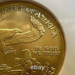 2007 W Eagle G$10 Early Releases Ngc Ms 69 2007-w $10 Burnished Gold Eagle