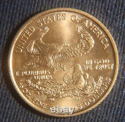 2008 $5 Gold American Eagle 1/10 Oz Bullion Lot 020512