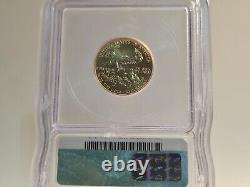 2008 American $10 1/4 OZ Gold Eagle ICG MS70 Scarce