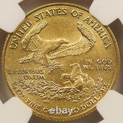 2008 Gold American Eagle $10 NGC MS69 1/4oz. 9999 Fine