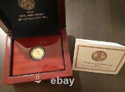 2009 US Gold $20 Ultra High Relief Double Eagle coin withbox and COA