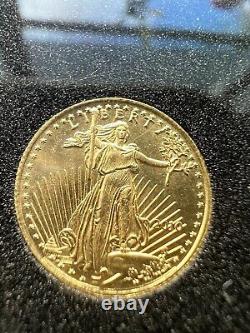 2010 1/10 th OZ. 999 GOLD AMERICAN EAGLE $5