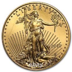 2010 1/2 oz Gold American Eagle BU SKU #58143