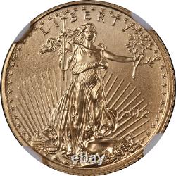 2012 Gold American Eagle $5 First Releases NGC MS70 Eagle Left Label STOCK