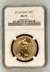 2012 W. Gold $50 Burnished Eagle. Ngc Graded Ms70. Scarce Low Mint. Cv- $4250.00