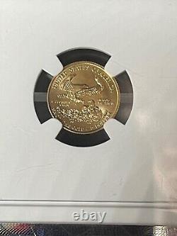 2013 1/10 oz Gold Eagle MS-69 NGC (First Releases, Eagle Label)