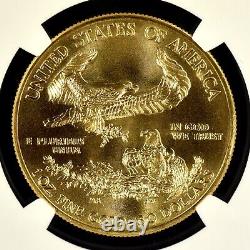 2013 $50 Gold American Eagle? Ngc Ms-70? 1 Oz Bald Eagle Label Ozt? Trusted