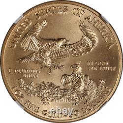 2013 Gold American Eagle $50 NGC MS70 Brown Label
