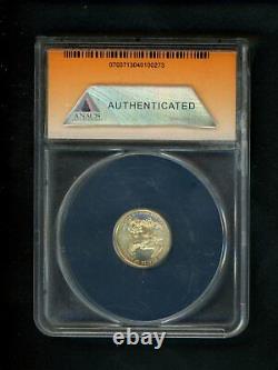 2013 US 1/10 oz Gold American Eagle $5.00 $5 ANACS MS70 UNC First Day of Issue