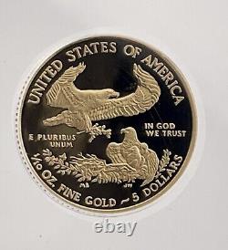 2013-W $5 1/10oz GOLD EAGLE Proof ANACS PR 70 DCAM