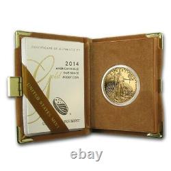 2014-W 1 oz Proof American Gold Eagle (withBox & COA)