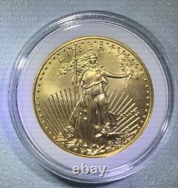 2015 $50 American Eagle 1 Troy Ounce of 22K Brilliant Uncirculated Gold Coin