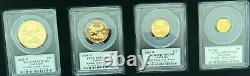 2015-W Gold Eagle Proof 4-Coin Year Set NGC PF70 Ed Moy Signed