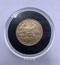 2016 1/10 oz Gold American Eagle BU Fast Shipping? With Capsule