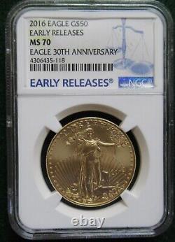 2016 1 oz gold american eagle NGC MS70