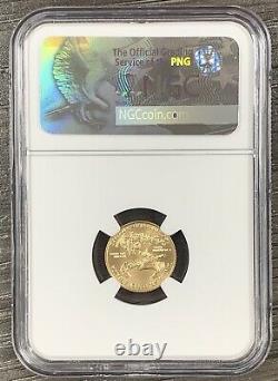 2017 1/10 oz Gold Eagle NGC MS70 Early Release $5