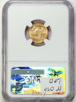 2017 $5 1/10oz Gold American Eagle MS70 NGC 4539631-023 Early Releases