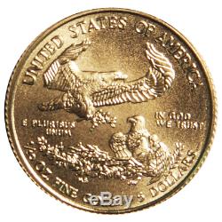 2017 $5 American Gold Eagle 1/10 oz Brilliant Uncirculated