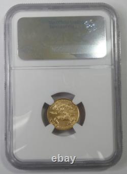 2017 American Gold Eagle $5 NGC MS70 US Mint 225th Anniversary 1/10oz Fine Gold