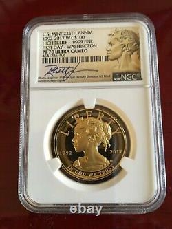 2017 American Liberty 225th Anniversary Gold Coin NGC PF70 (First Day)