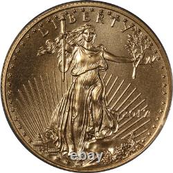 2017 Gold American Eagle $25 ANACS MS70 First Strike Label