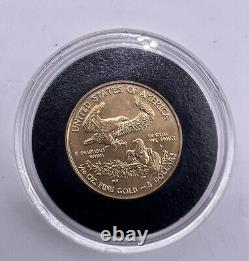 2018 1/10 oz Gold American Eagle BU Fast Shipping? With Capsule