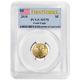 2018 $5 American Gold Eagle 1/10 Oz. Pcgs Ms70 First Strike Label