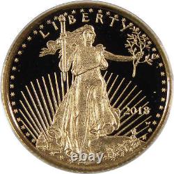 2018 W American Eagle 1/10 oz Gold $5 Proof Coin OGP COA SKUCPC5976