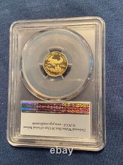 2018 W American Gold Eagle $5 Tenth Oz Pcgs Pr 70 Dcam Certified Coin Proof