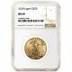 2020 $25 American Gold Eagle 1/2 Oz. Ngc Ms69 Brown Label