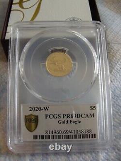 2020 $5 Gold American Eagle PCGS PR 69 DCAM