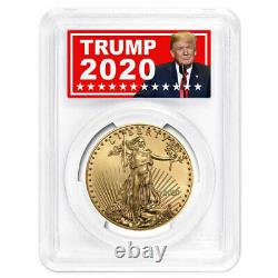2020 $50 American Gold Eagle 1 oz. PCGS MS70 Trump 2020 Label